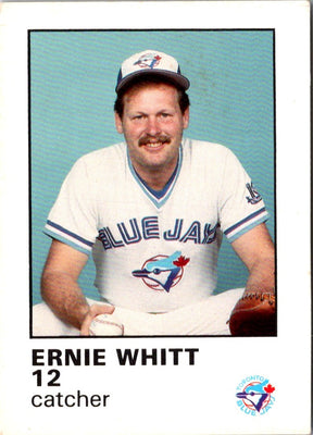 1987 Toronto Blue Jays Fire Safety Ernie Whitt #NNO