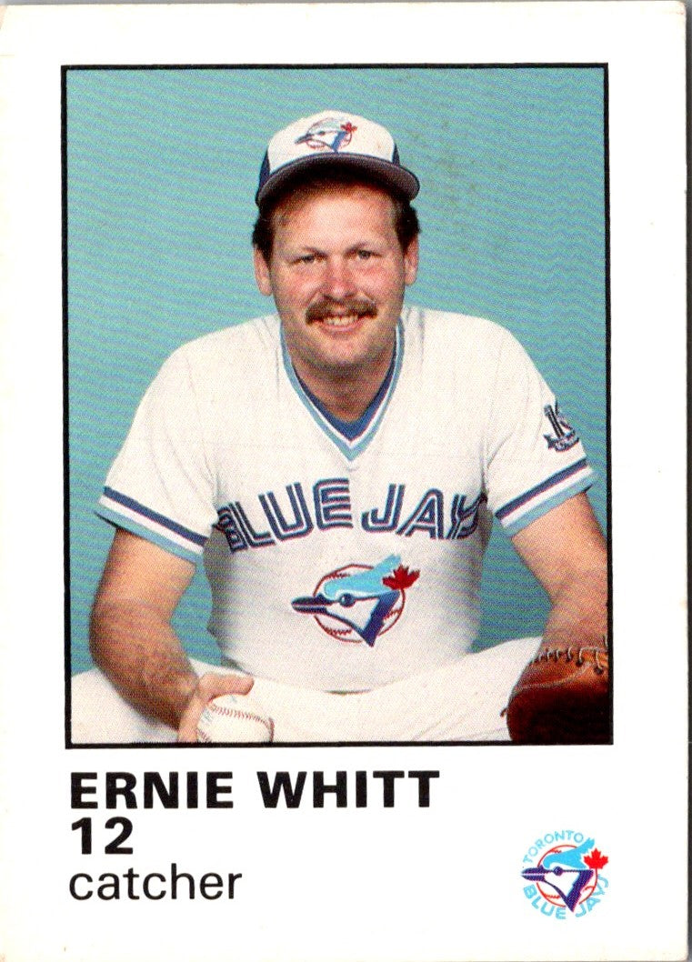 1987 Toronto Blue Jays Fire Safety Ernie Whitt