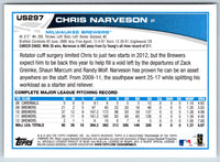 2013 Topps Update Chris Narveson #US297