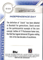 2017 Topps Independence Day David Ortiz #ID-23