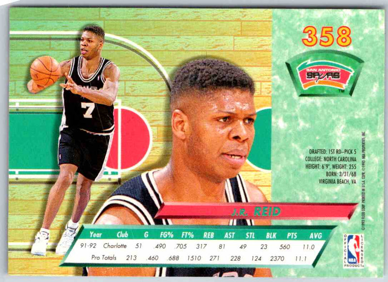 1992 Fleer Ultra J.R. Reid