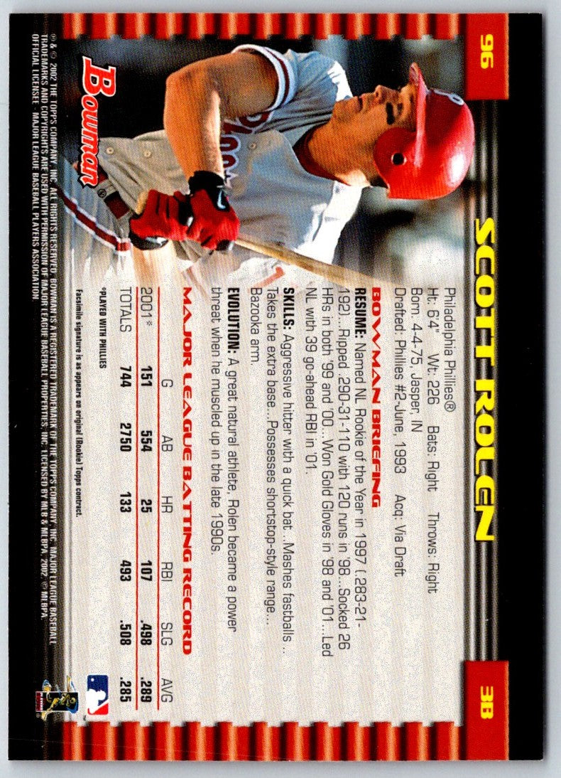 2002 Bowman Scott Rolen