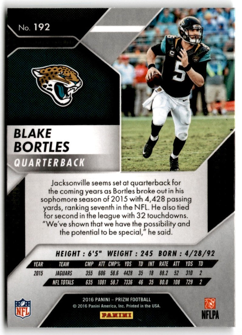 2016 Panini Prizm Blake Bortles