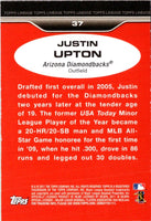 2011 Topps Lineage Diamond Anniversary Justin Upton #37