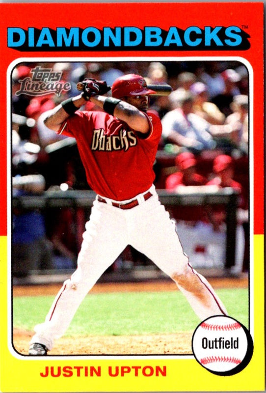 2011 Topps Lineage Diamond Anniversary Justin Upton #37