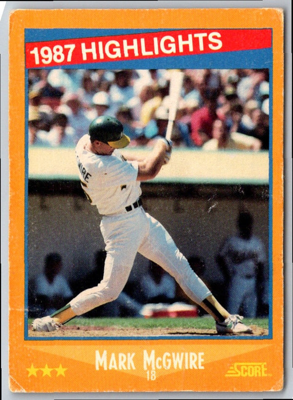 1988 Score Mark McGwire #659