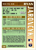 1996 Topps Ryan Jaroncyk #19