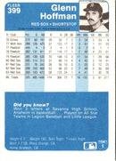 1984 Fleer Glenn Hoffman