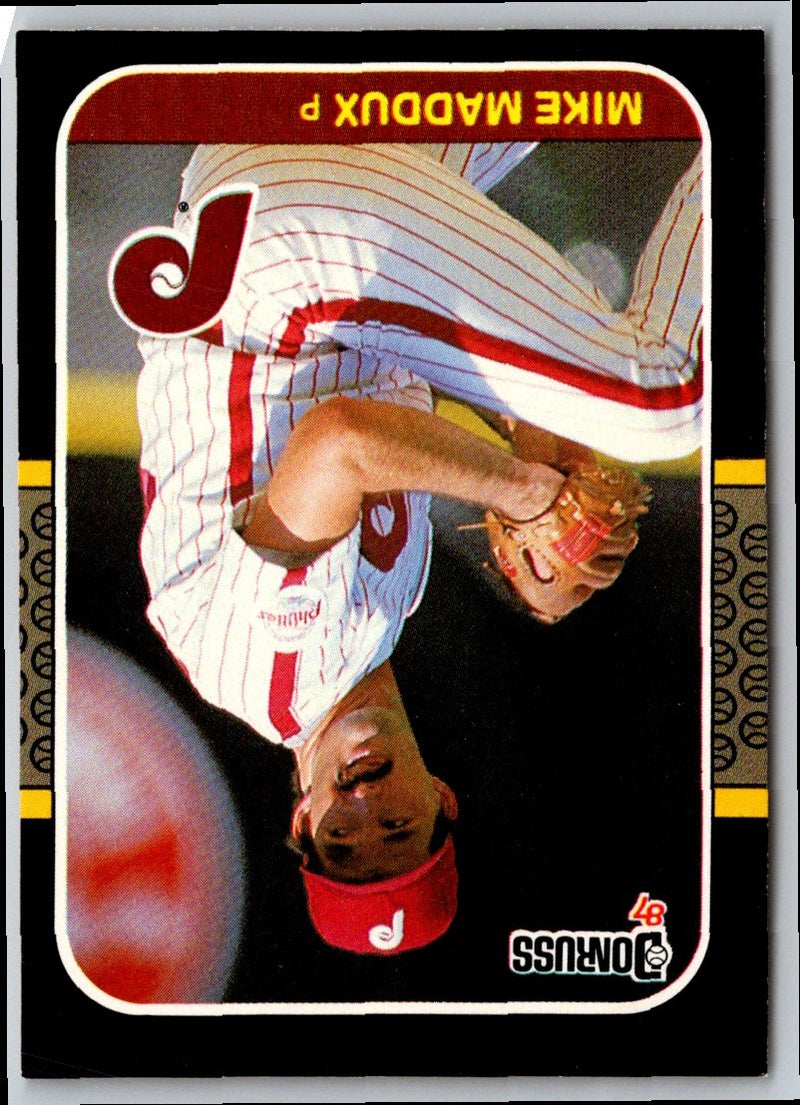 1987 Donruss Mike Maddux