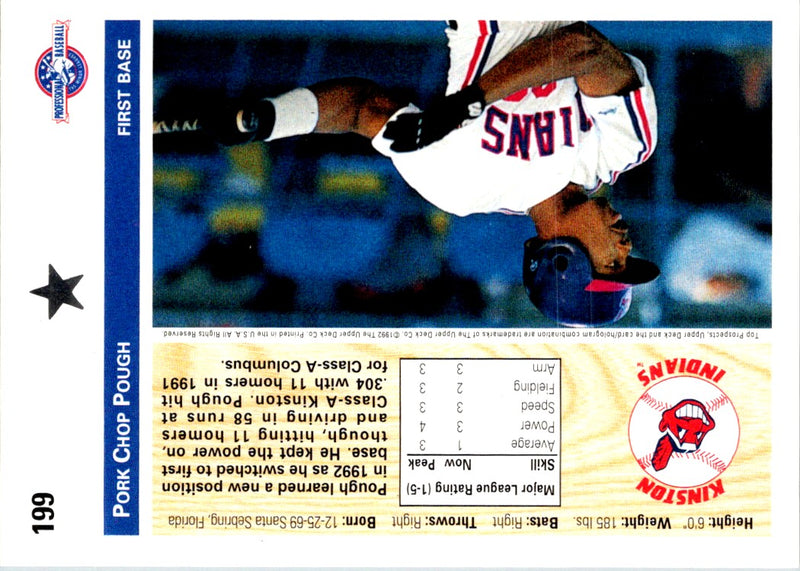 1992 Upper Deck Minors Clyde Pough