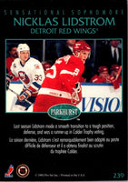 1992 Parkhurst Nicklas Lidstrom #239