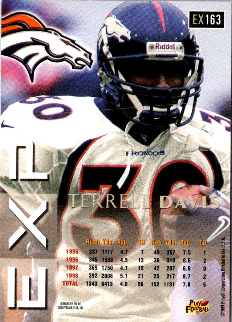 1999 Playoff Prestige EXP Terrell Davis