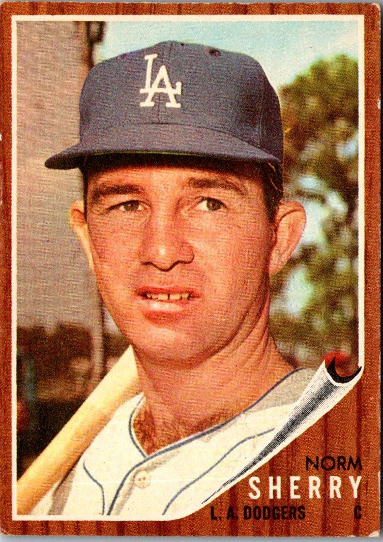 1962 Topps Norm Sherry