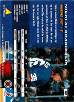 1995 Pinnacle Nikolai Khabibulin #118
