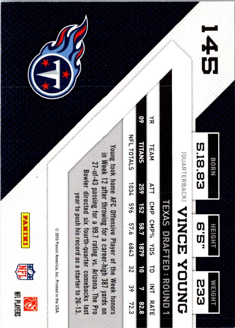 2010 Panini Rookies & Stars Vince Young