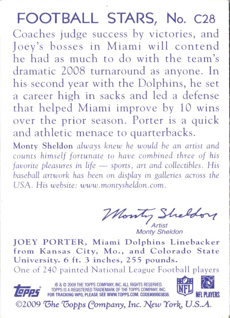 2009 Topps National Chicle Joey Porter