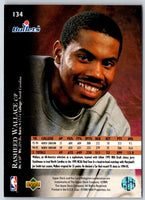 1995 Upper Deck Rasheed Wallace #134 Rookie