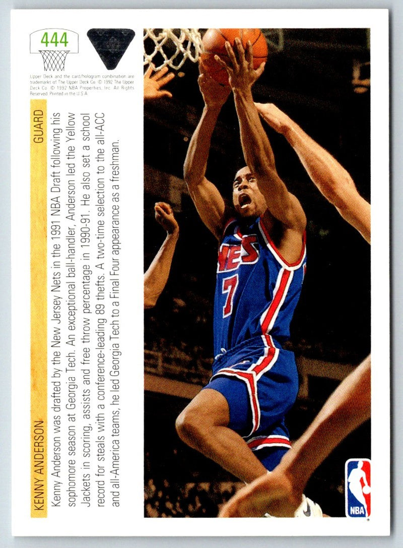 1992 Upper Deck Kenny Anderson