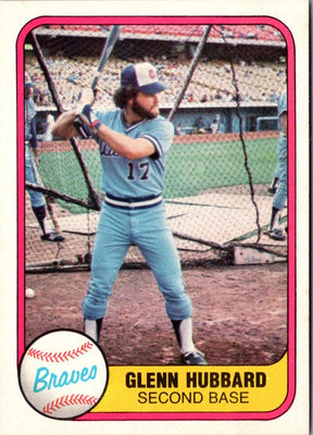 1981 Fleer Glenn Hubbard #260