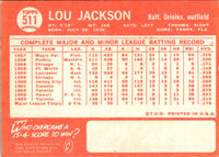 1964 Topps Lou Jackson #511 EX