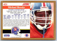 1991 Score Michael Brooks #421