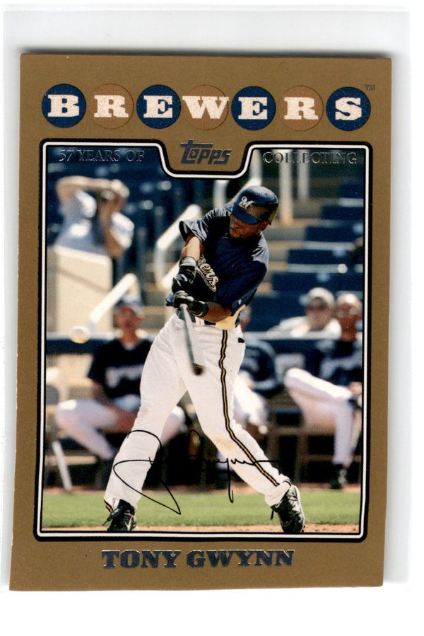 2008 Topps Gold Tony Gwynn #588 1873/2008