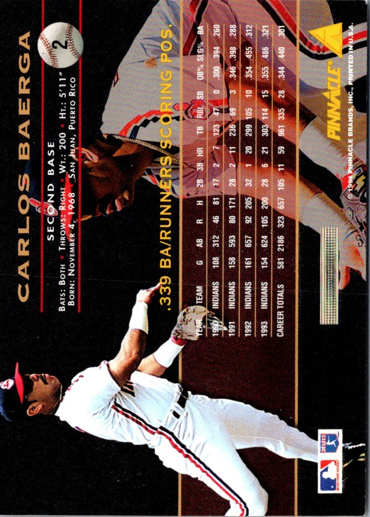 1994 Pinnacle Carlos Baerga