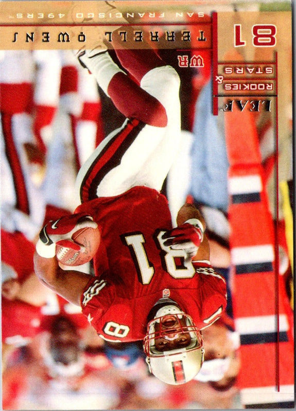 1998 Leaf Rookies & Stars Terrell Owens #133