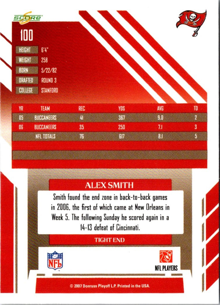 2007 Score Alex Smith
