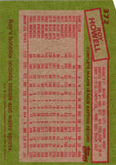 1985 Topps Roy Howell