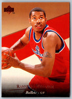 1995 Upper Deck Rasheed Wallace #134 Rookie