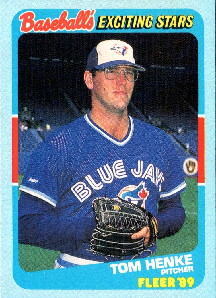 1989 Fleer Exciting Stars Tom Henke