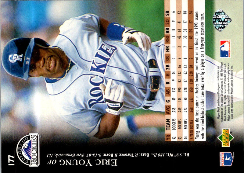 1995 Upper Deck Eric Young
