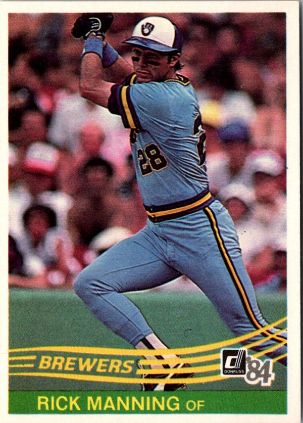 1984 Donruss Rick Manning #170