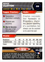 2003 Topps Total Royce Clayton #89