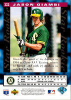 1995 Upper Deck Jason Giambi #222