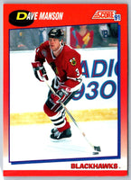 1991 Score Dave Manson #152