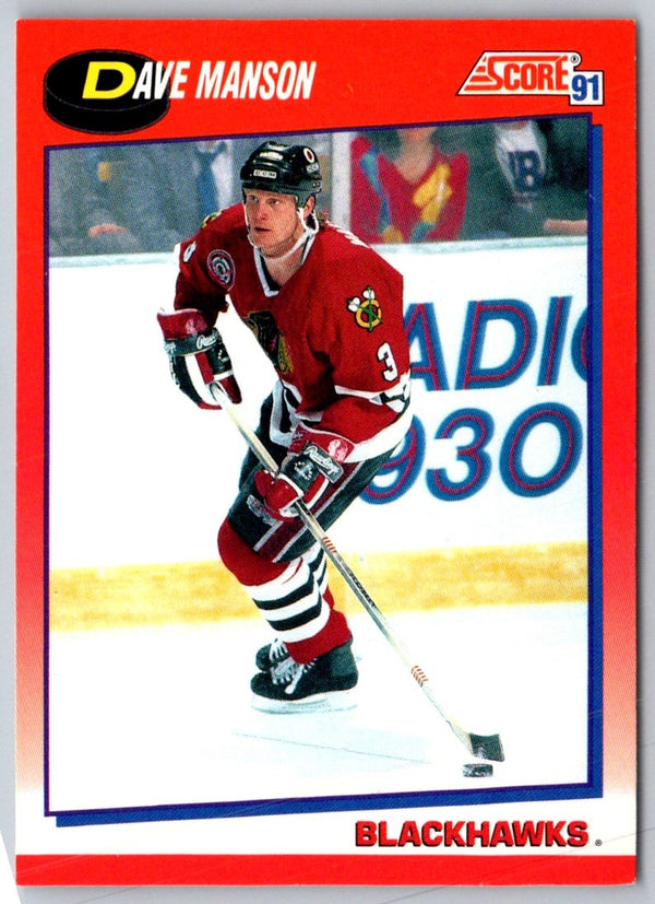 1991 Score Dave Manson #152