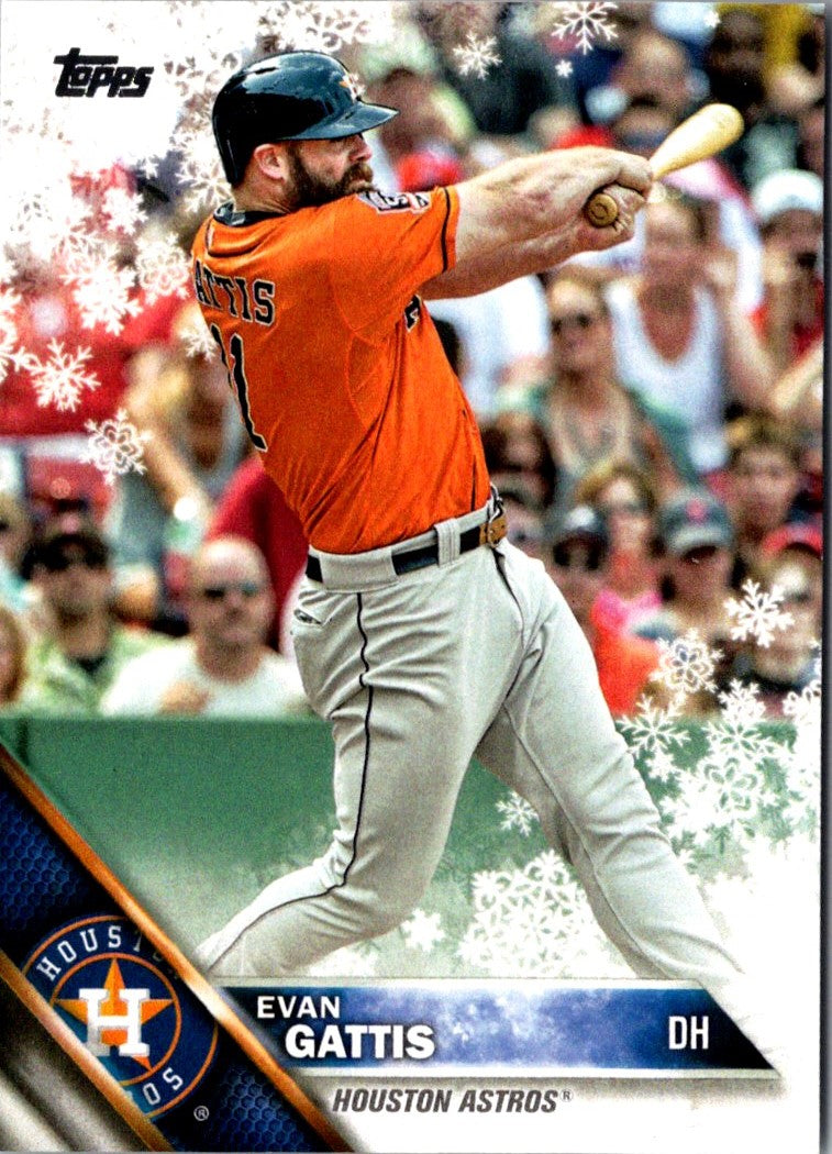 2016 Topps Holiday Baseball Evan Gattis