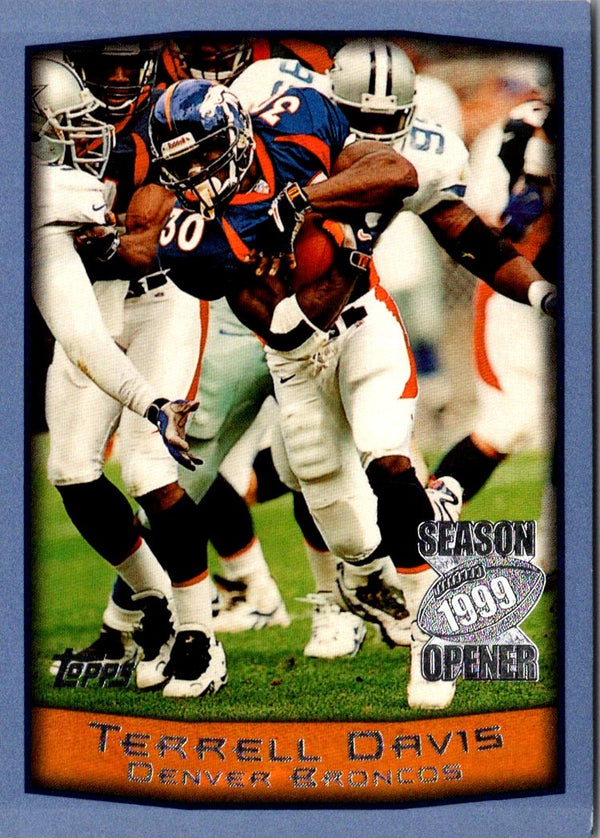 1999 Topps Season Opener Terrell Davis #124