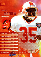 1995 Fleer Martin Mayhew #378