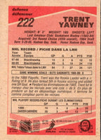 1989 O-Pee-Chee Trent Yawney #222 Rookie