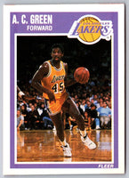 1989 Fleer A.C. Green #76