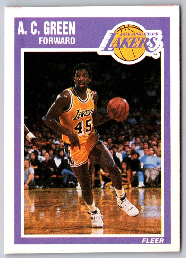 1989 Fleer A.C. Green #76