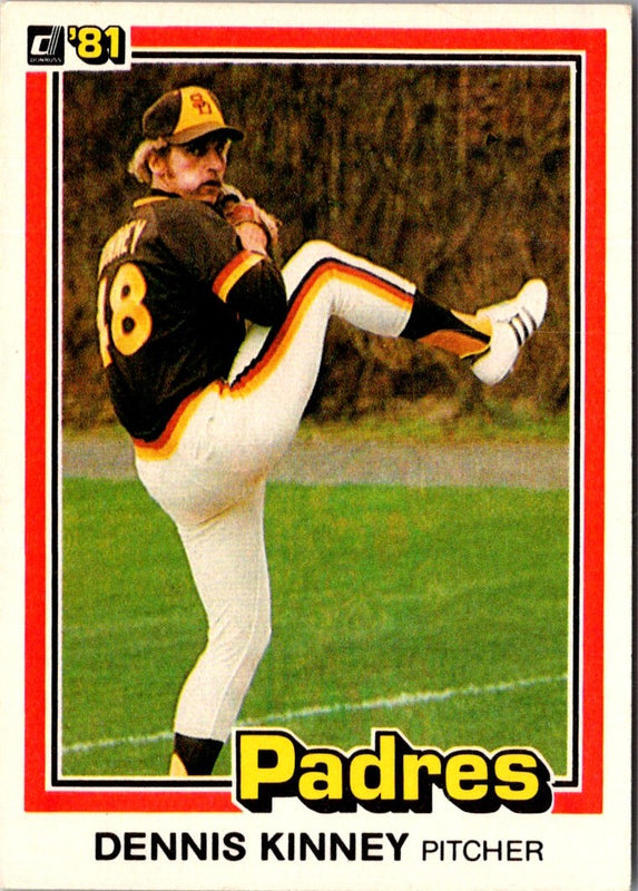 1981 Donruss Dennis Kinney #363 Rookie