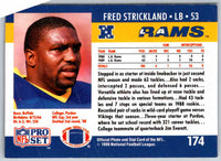 1990 Proset Fred Strickland #174