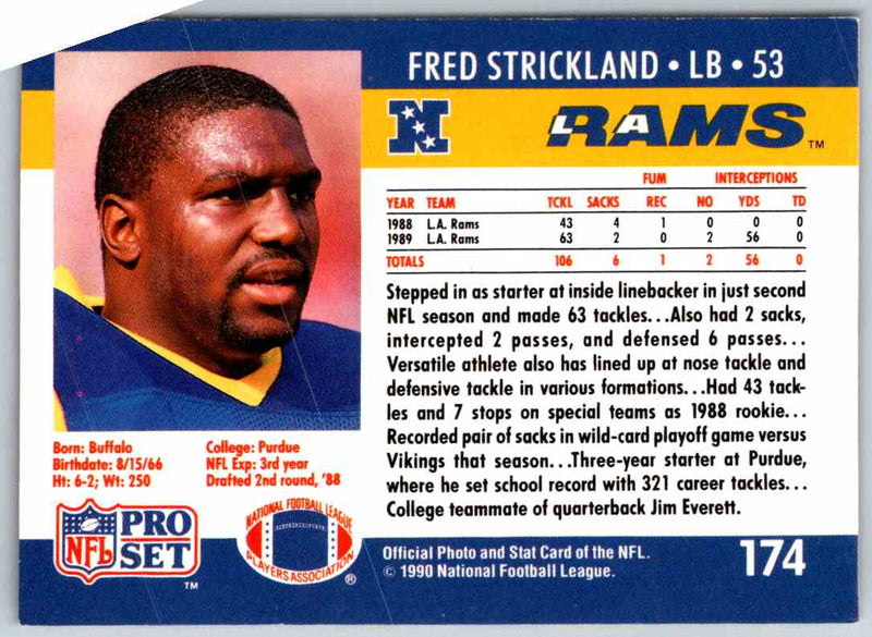 1990 Proset Fred Strickland