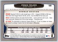 2013 Bowman Prince Fielder #189