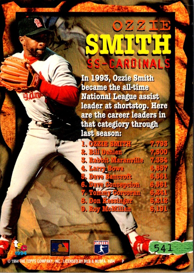 1994 Stadium Club Ozzie Smith