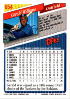 1993 Topps Gold Gerald Williams #654